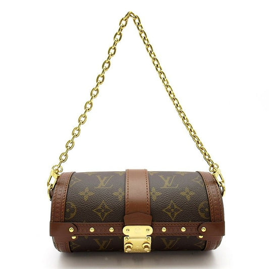 Louis Vuitton Papillon Trunk Monogram Shoulder Bag Brown