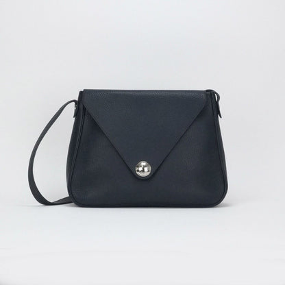 Hermes Christine 35 Shoulder Bag Buffalo Blue Obscure