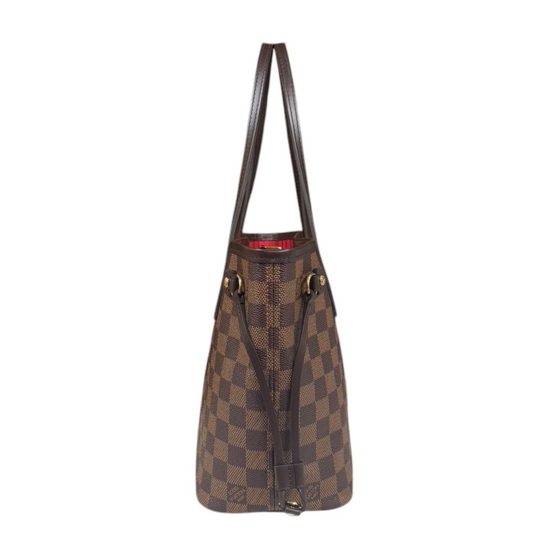 Louis Vuitton Neverfull PM Damier Tote Bag Damier Canvas N41359 Brown Ladies