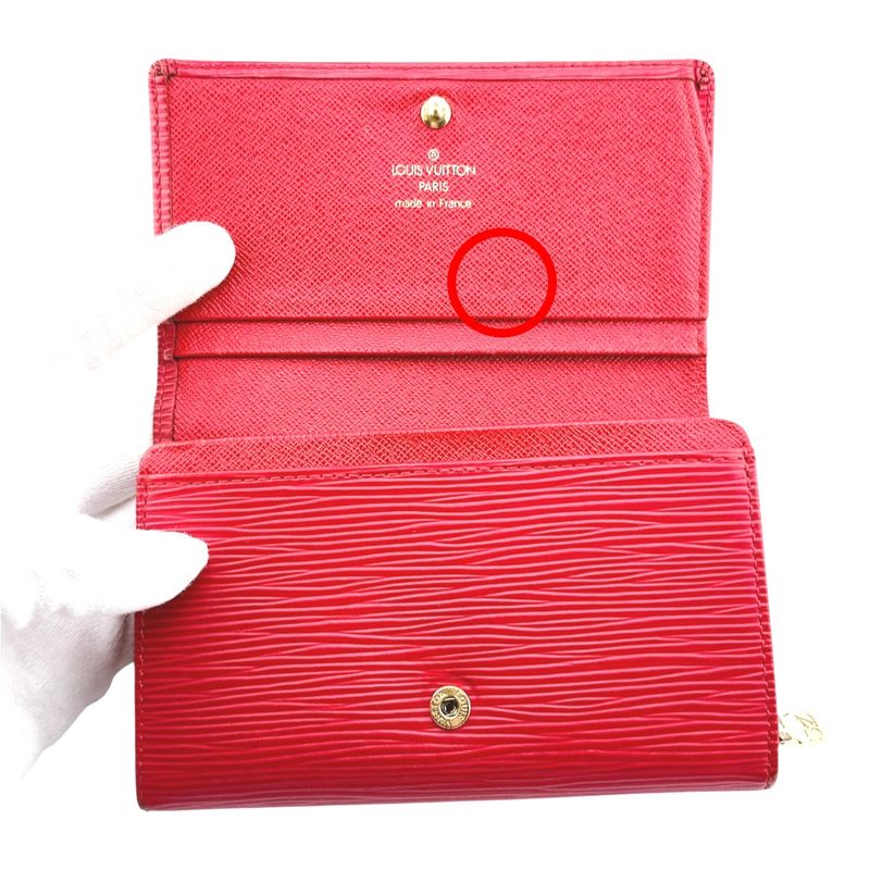Louis Vuitton M63507 Epi Wallet Porte Monnaie Vie Trésor Bifold Wallet Louis