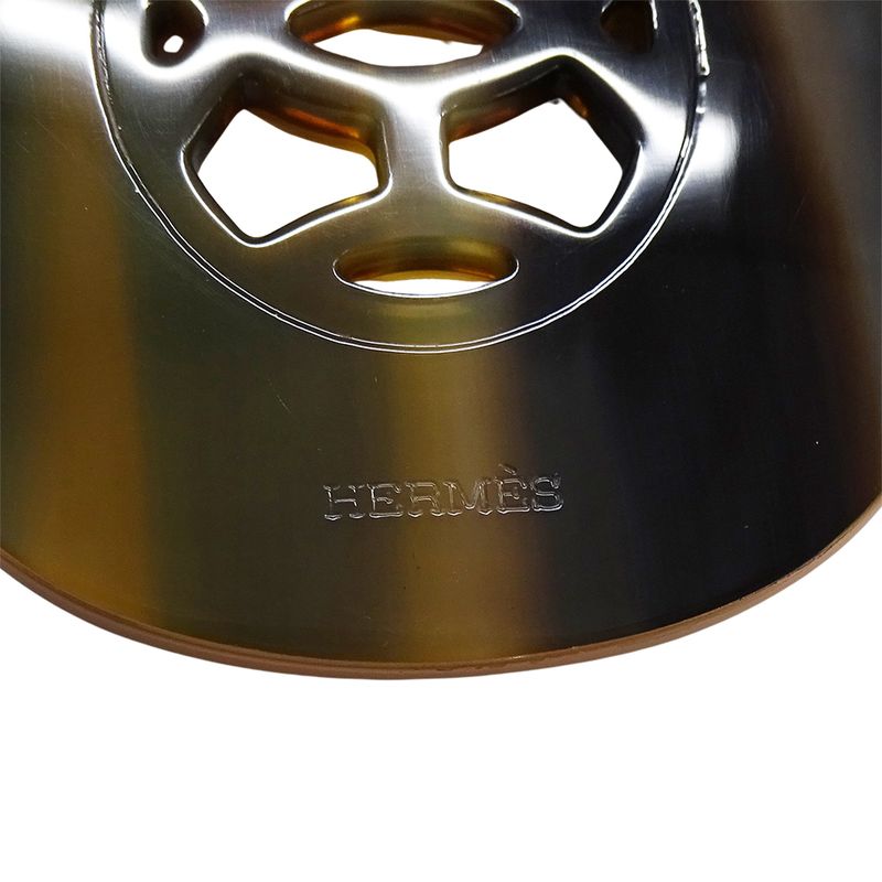 Hermes Necklace Lift GM Buffalo Horn Ladies Branded Pendant Buffalo Horn