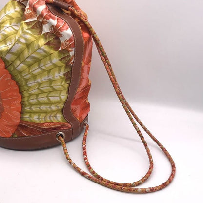 Hermes Silk Leather Soicle 22 Brazil Shoulder Bag Price Negotiation Welcome