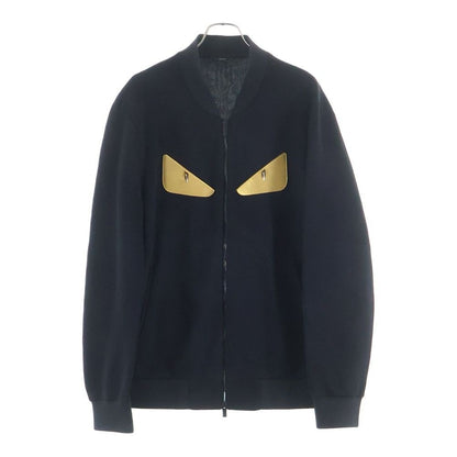 Fendi Monster Eyes Bomber Jacket in Bugs Eye Black