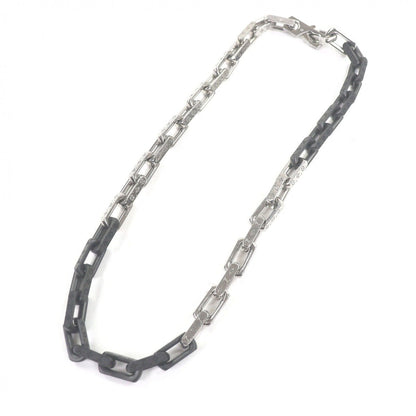 Louis Vuitton Necklace Monogram Silver Black — view 3