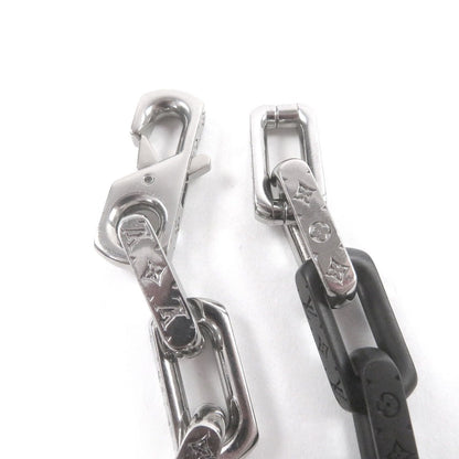 Louis Vuitton Necklace Monogram Silver Black — view 6