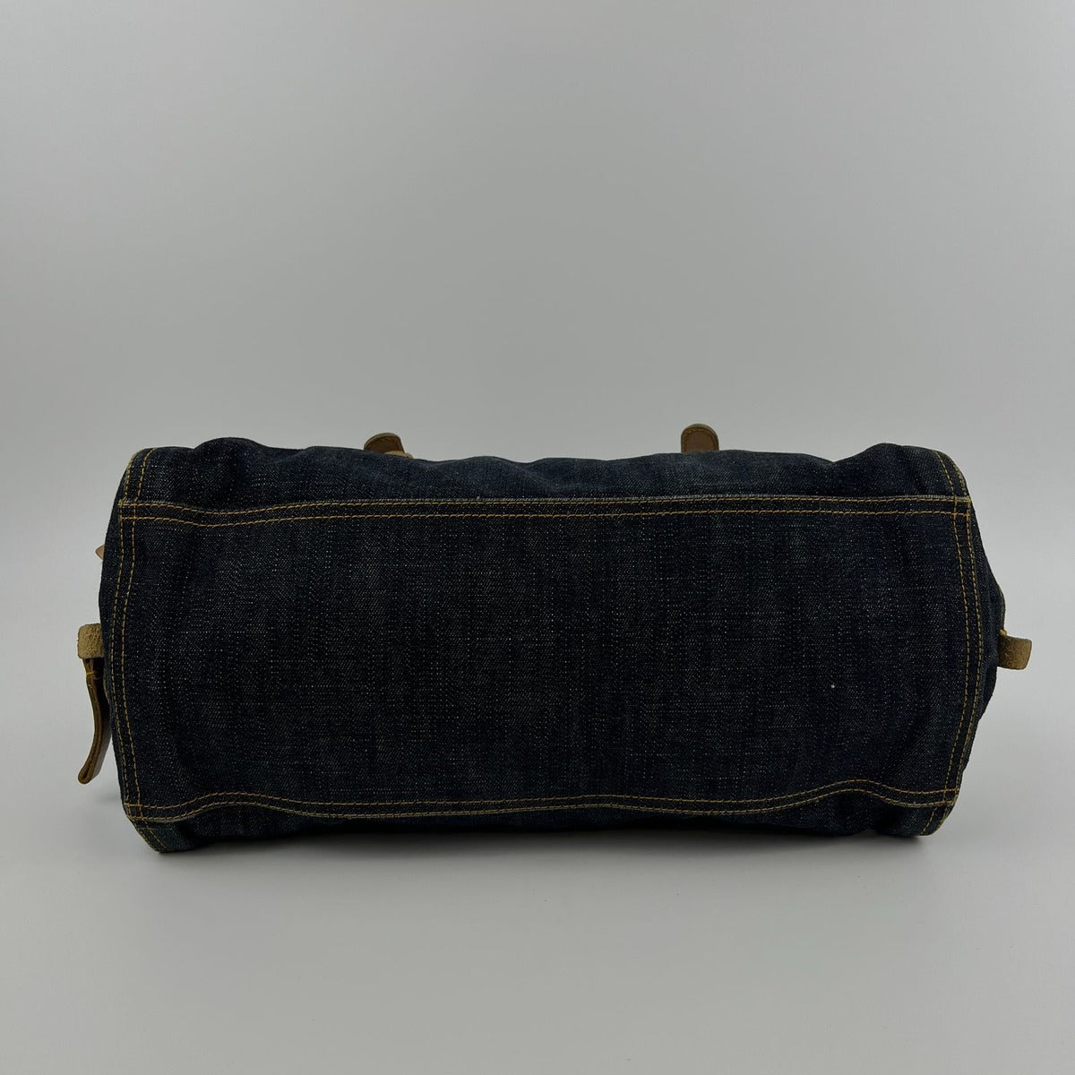 Miu Miu Shoulder Bag Navy Denim Vintage — view 7