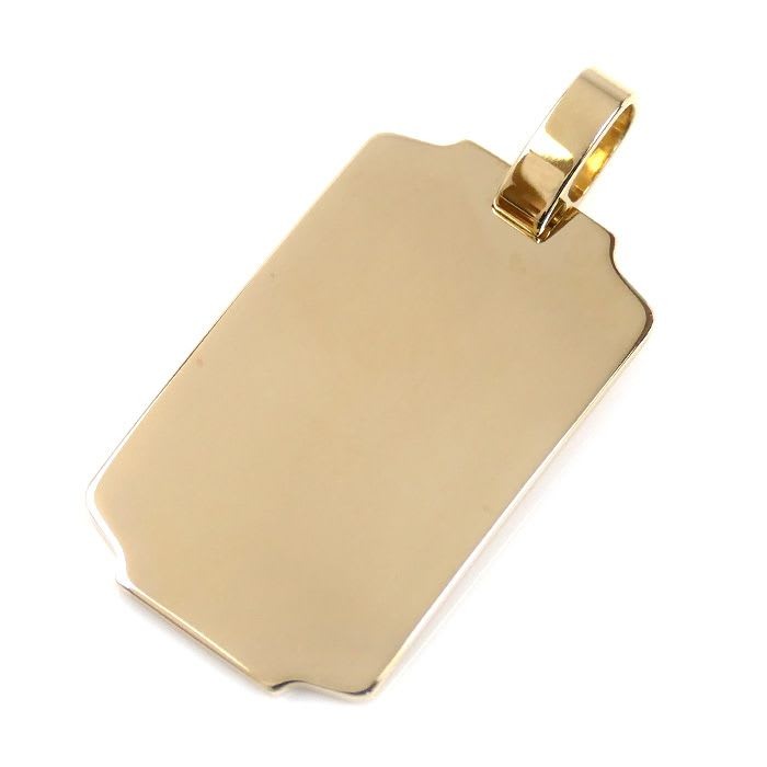 Cartier 18K Yellow Gold Santos Dumont Pendant Top 12.7