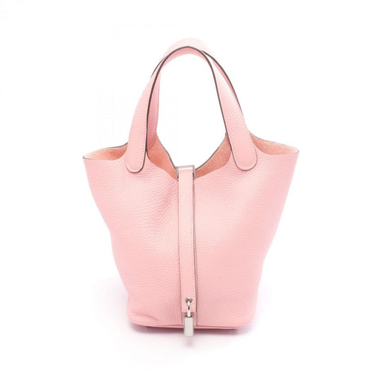 Hermes Handbag Picotin Lock PM Rose Sakura Leather
