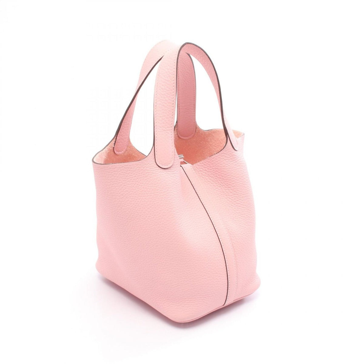 Hermes Handbag Picotin Lock PM Rose Sakura Leather — view 2