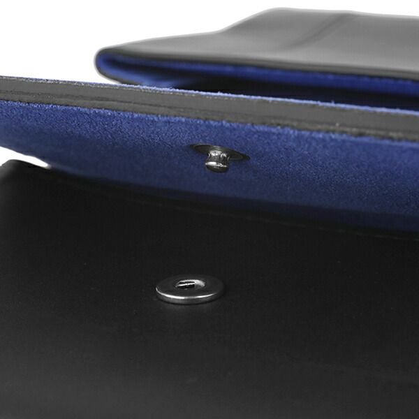 Bottega Veneta Card Case Nero/primary Blue