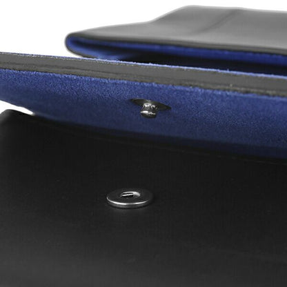 Bottega Veneta Card Case Nero/primary Blue