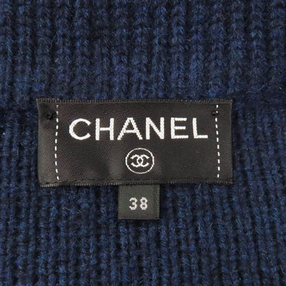CHANEL 17B P57290k07490 Gabrielle COCO 100% Cashmere Coco Mark Button Knit Coat