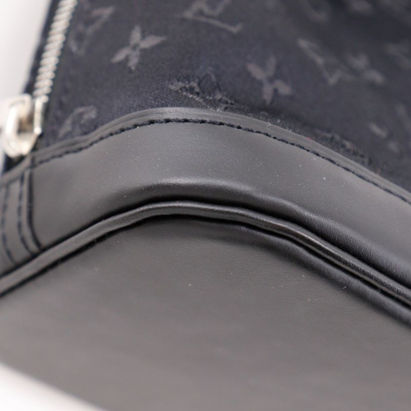 Louis Vuitton Little Alma M92146 Monogram Satin Black Sp0021 Ladies Handbag