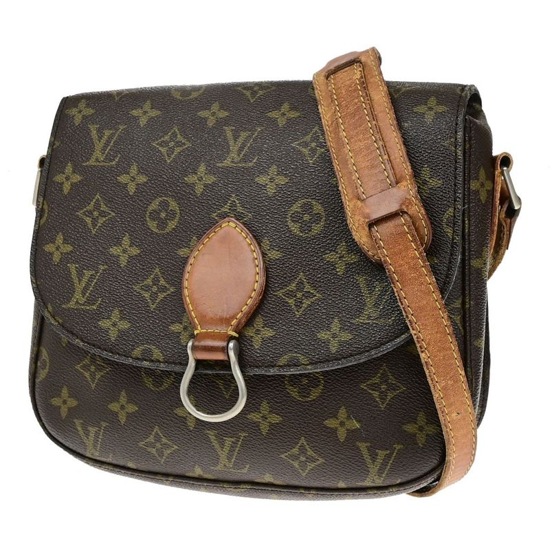 Louis Vuitton Shoulder Bag Saint-cloud GM Monogram Leather Vintage M51242
