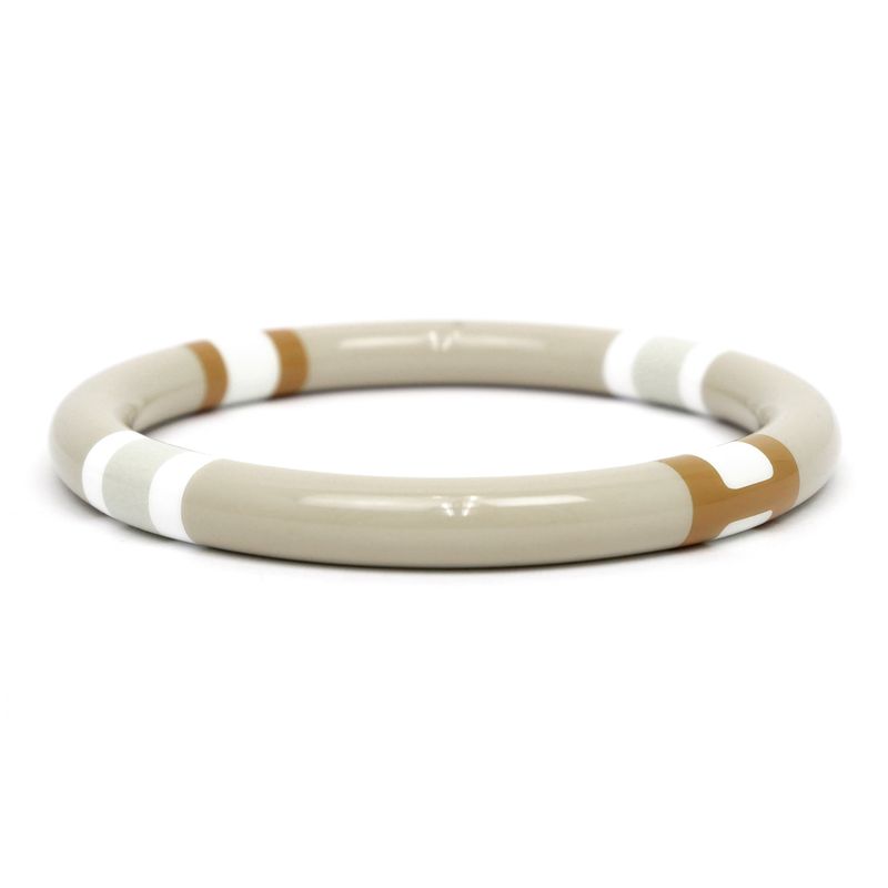 Hermes Bangle H Equipe Greige S Accessories - Accessories