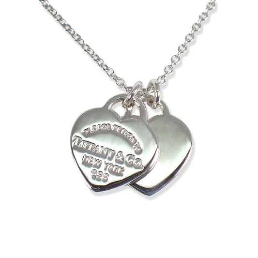 Tiffany & Co 925 Return to Double Tag Necklace