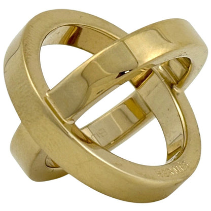 Hermes Cosmos Scarf Ring Closure Gold Plated