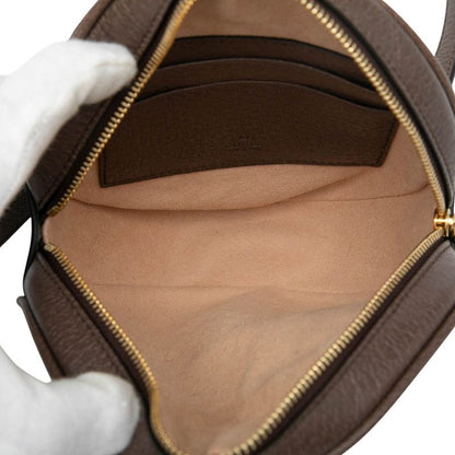 Gucci GG Supreme Off Dear Mini Backpack 598661 Beige Brown PVC Leather Women's