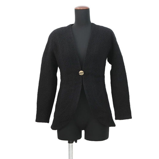 Chanel Jacket Wool 34 Black