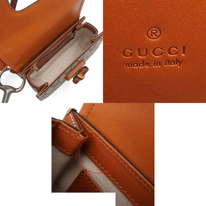 Gucci Bamboo Beige GG Supreme Canvas Mini Belt Bag — view 5