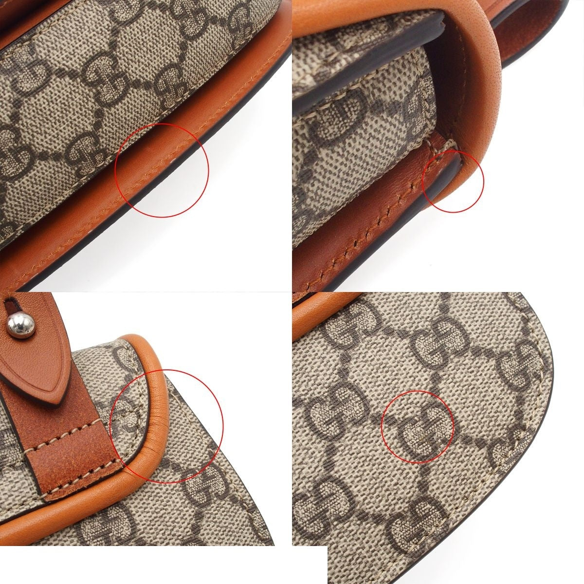 Gucci Bamboo Beige GG Supreme Canvas Mini Belt Bag — view 7