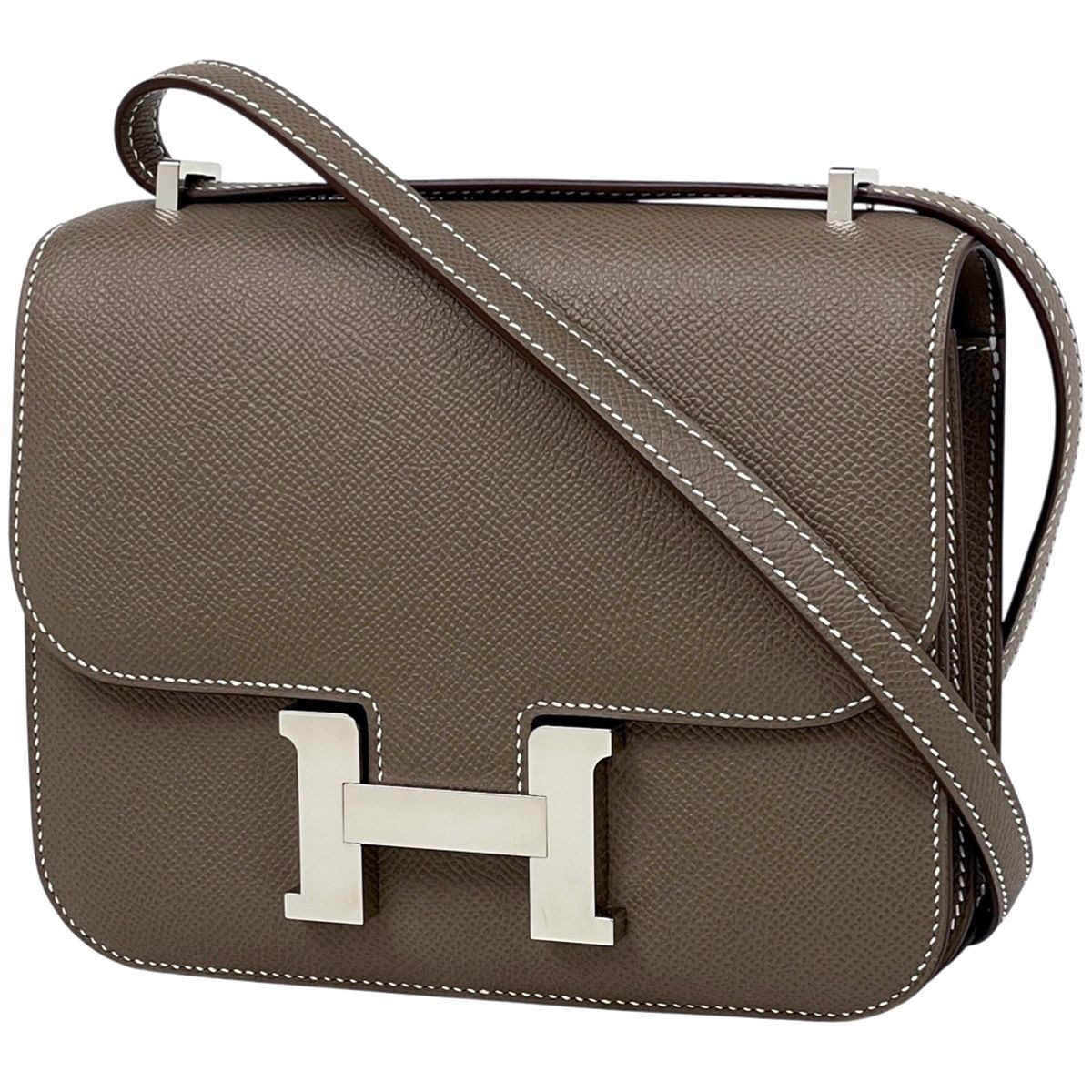 Hermes Constance 18 Mini 3 Milloire Shoulder Bag Veau Epsom Etoupe