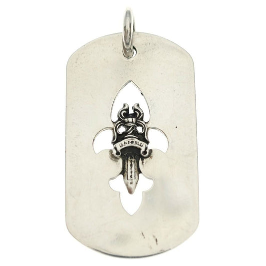 Chrome Hearts D Tag Lrg Fle Dag Fudaga Dog Tag Large Necklace Top