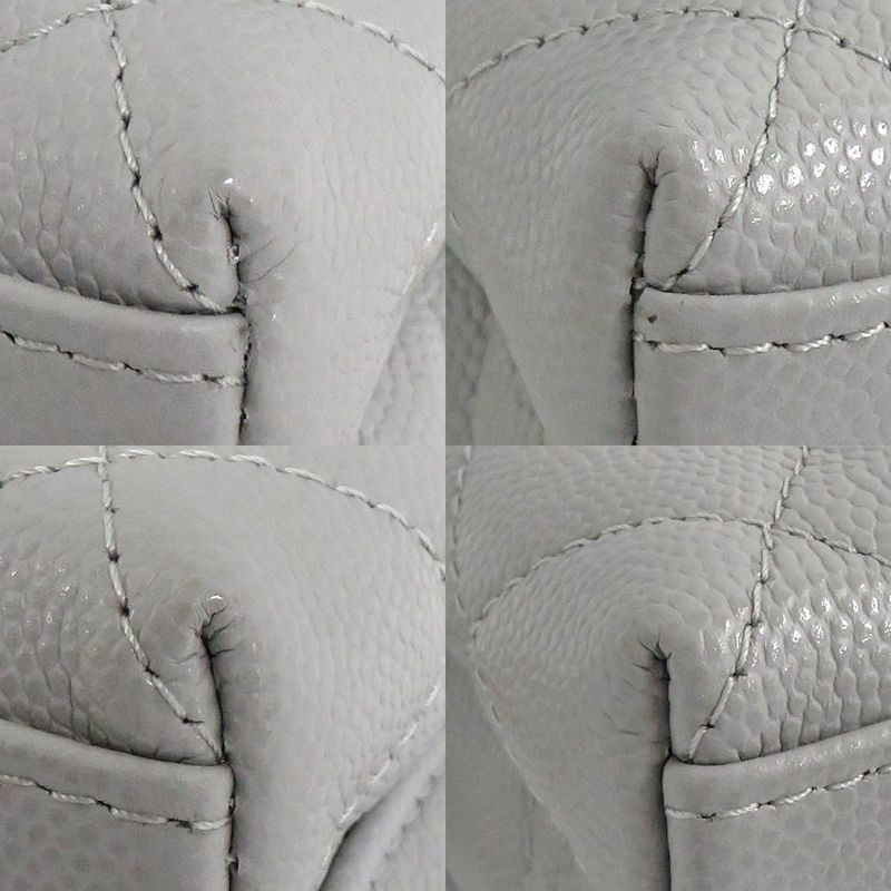 Chanel Matelasse Top Handle Flap Bag Caviar Skin Coco Handle 11cm