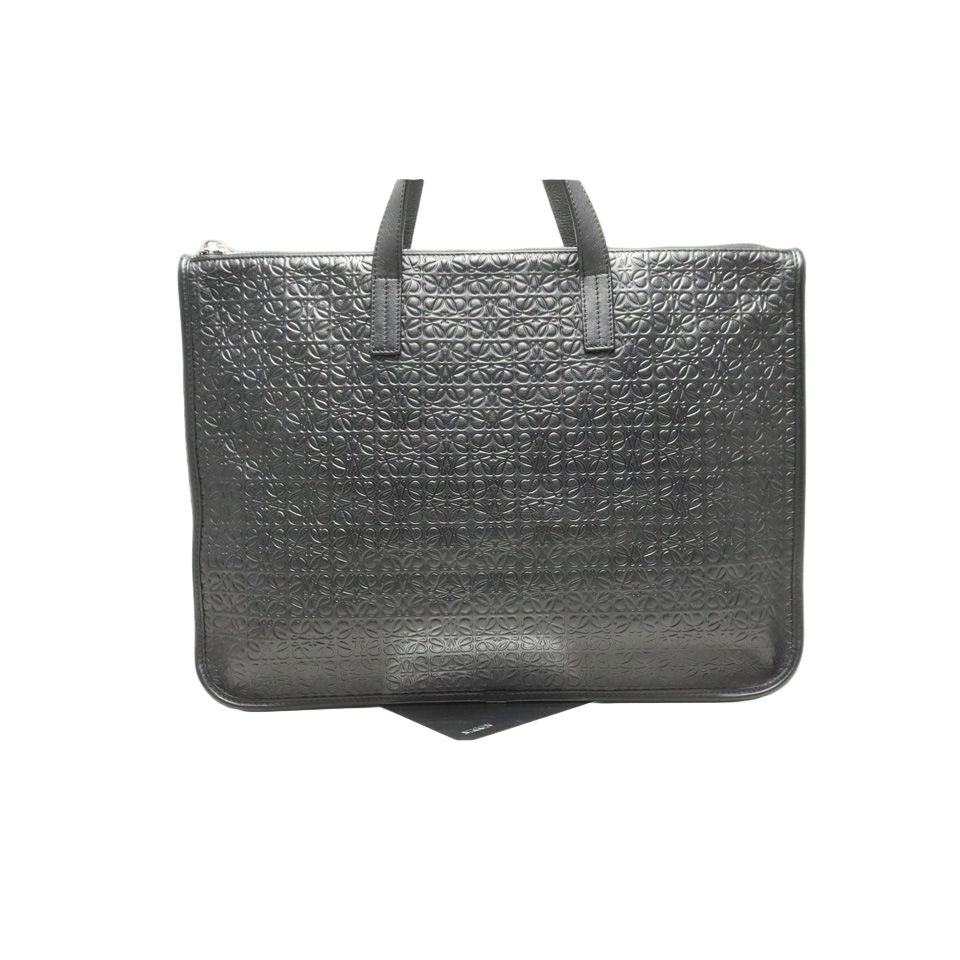 Loewe Repeat Anagram Leather Business Briefcase