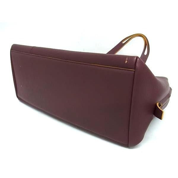 Loewe Handbag Elcano Bordeaux Leather — view 4