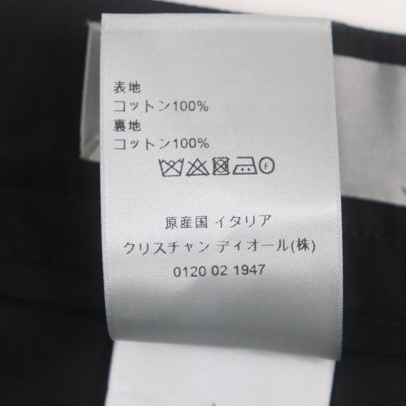  DIOR Homme 293c170a5680 100% Cotton Floral Print Half-pants Black Green 48