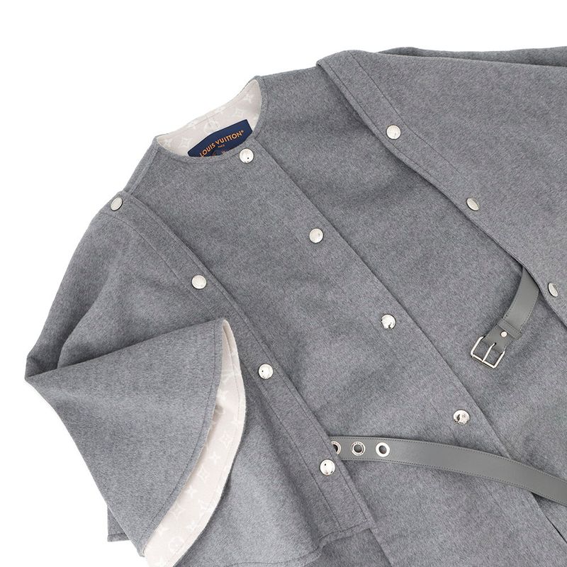 Louis Vuitton Coat Double Face Cape Sleeve 38