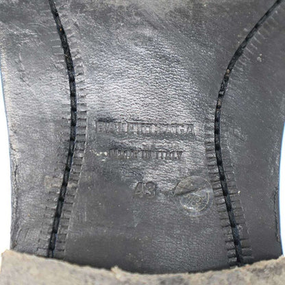 Balenciaga Soft Derby L20 Leather Derby Shoes 590716 Black 43