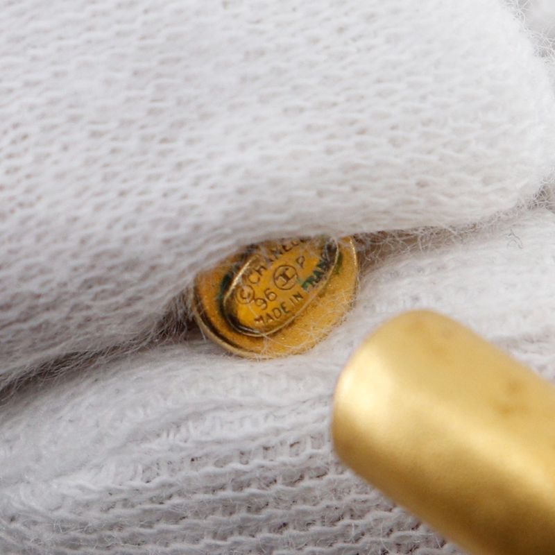 Chanel Coco Loop Vintage Gold Plated Ladies 22.6g Earrings