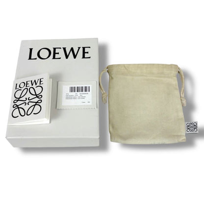 Loewe Anagram Trifold Wallet Pebble Grain Calf Sand Beige