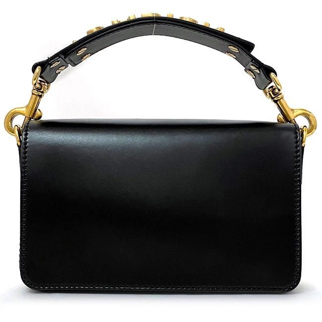 Christian Dior Clutch Bag Black Gold Jadior