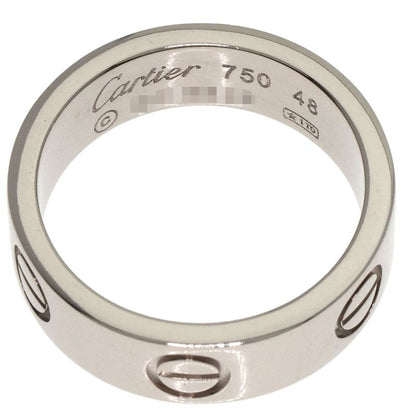 Cartier Love Ring #48 Ring - 18K White Gold Ladies