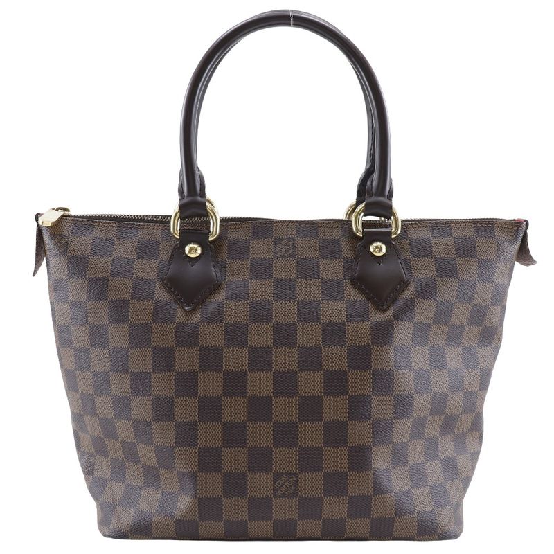 Louis Vuitton Saleya PM N51183 Damier Canvas Brown Vi4047 Ladies Tote Bag