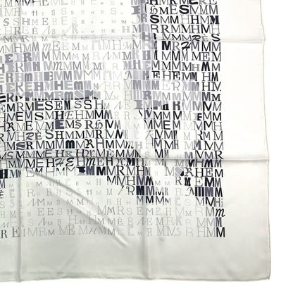 Hermes Carre 90 Scarf Cheval de Caracter Silk White — view 5