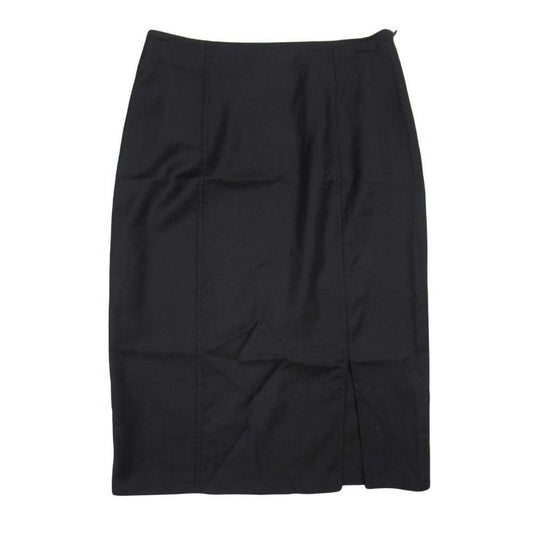 02ss Galliano Period Vintage Christian DIOR Silk Linen Semi Tight Skirt F38