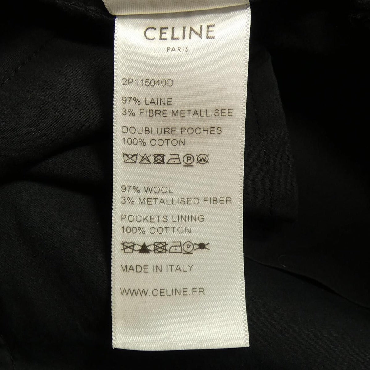 Celine Pants Black 38 — view 3