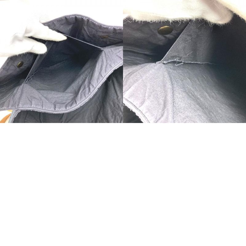 Hermes Shoulder Bag Amedava Cabas De Poche Cotton Navy