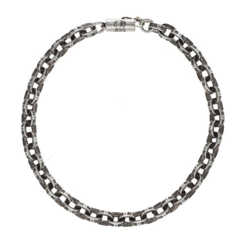 Chrome Hearts Paper Chain Silver Bracelet