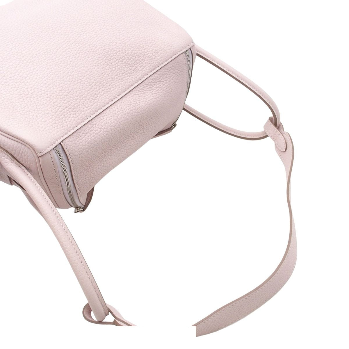Hermes Lindy 26 Verso Mauve Pale Nata Silver Taurillon Clemence 2-Way Shoulder — view 4