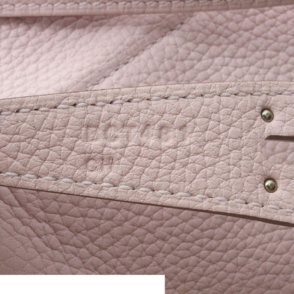 Hermes Lindy 26 Verso Mauve Pale Nata Silver Taurillon Clemence 2-Way Shoulder — view 7