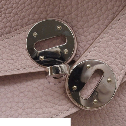 Hermes Lindy 26 Verso Mauve Pale Nata Silver Taurillon Clemence 2-Way Shoulder — view 8
