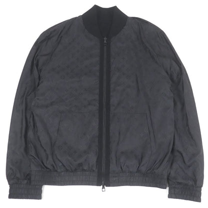 Louis Vuitton 2023 Monogram Reversible WZIP Bomber Jacket Black XL