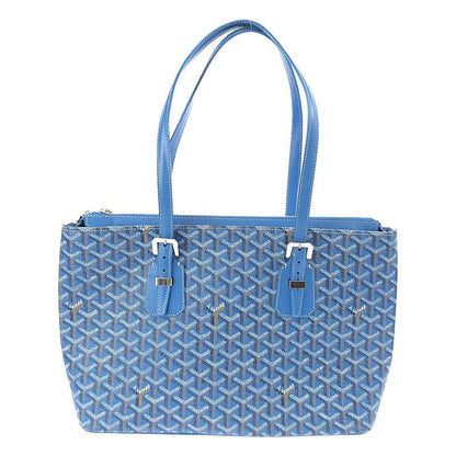 Goyard - Sac Marie Galante Marie Galante GM PVC Coded Canvas Tote Bag - Blue -