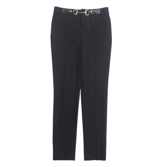 Gucci Pants Size 36 Horsebit Belt Slacks Tapered Pants Made In Italy 20250404