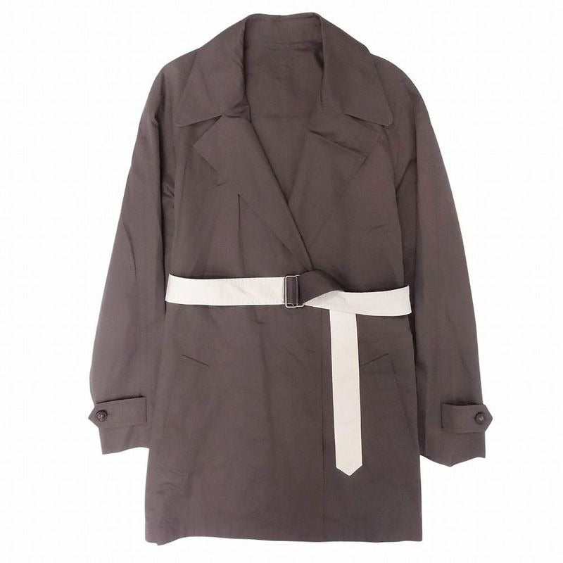 Hermes by Martin Margiela Period Reversible Coat Jacket Belt